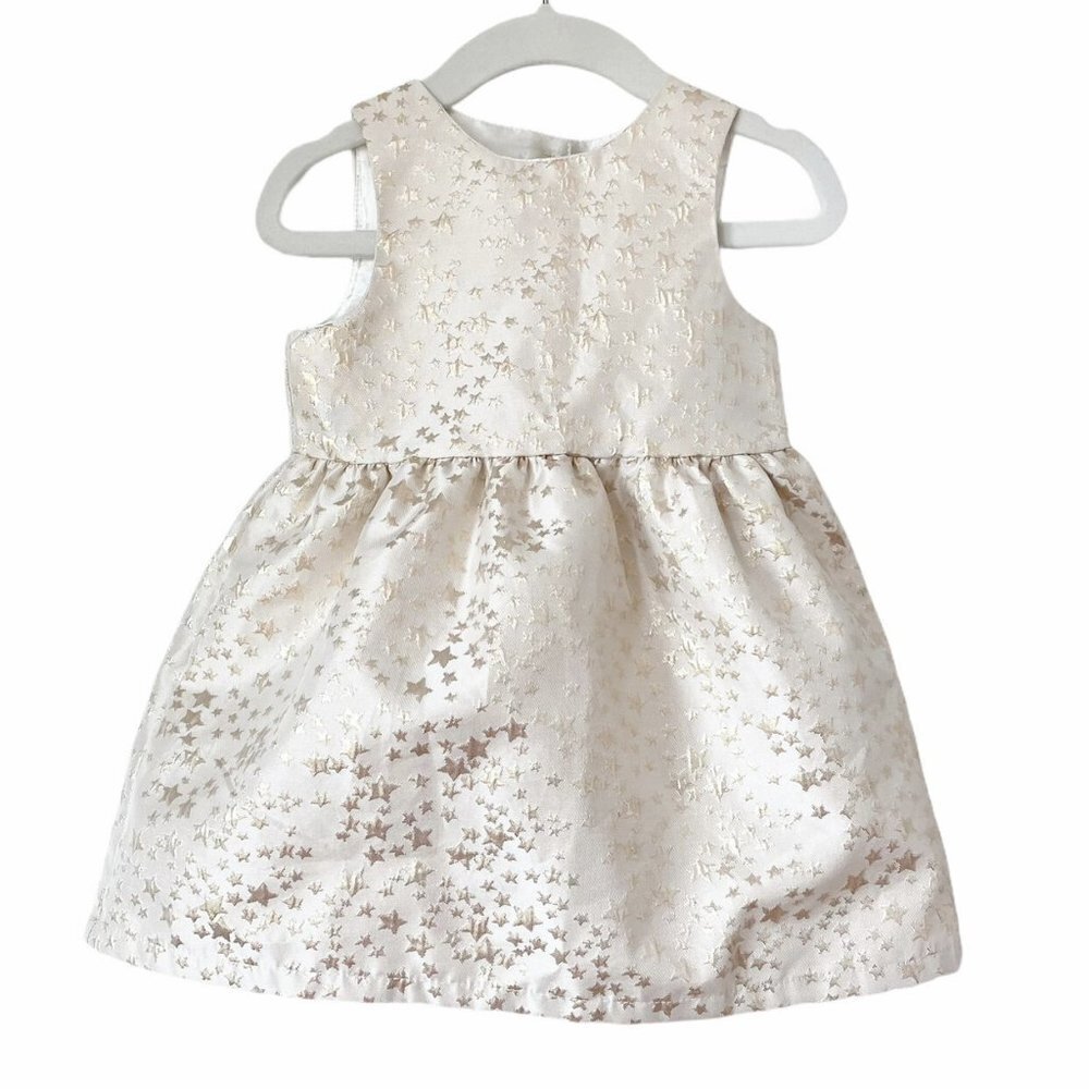 Cat & Jack Gold Star Dress